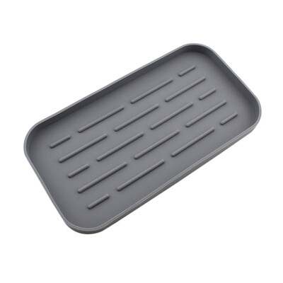 

OPP BAG Kitchen Silicone Drain Tray Anti-slip Drain Tray Rectangular Drain Tray For Tableware Fruit Vegetable