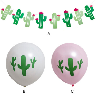 

Hawaiian Theme Party Decoration Home Hanging Decoration Holiday Party Supplies Mexican Cactus Birthday Holiday Logo