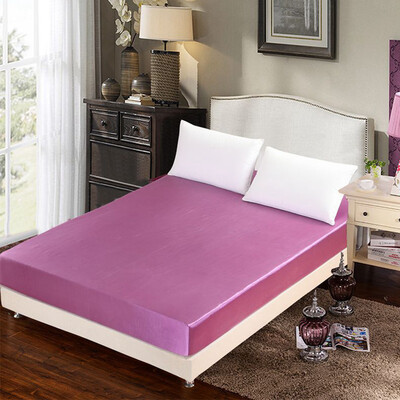 

Toponeto New QueenStandard Silk Satin Bed Sheet Cushion Cover Multiple Colors Gift
