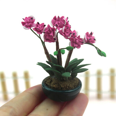 

Siaonvr 112 16 Dollhouse Miniature Scene Model Potted Plant Pretend Play Toy