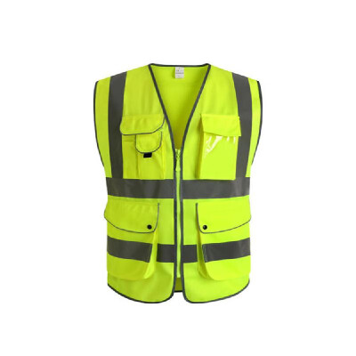 

Reflective Vest Workwear High Visibility Day Night Running Cycling Warning Sports Clothing Safety Vest for Kids Women Men