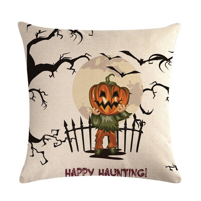 

20 Styles Happy Halloween Pillow Case Sofa Waist Throw Cushion Cover Home Decor Party