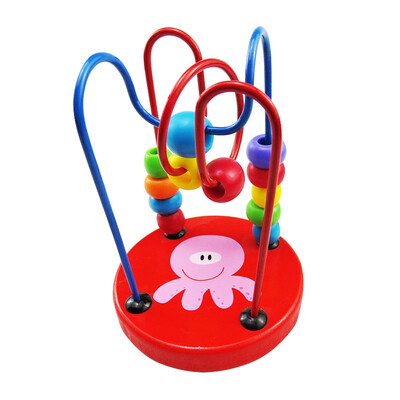 

Cute Colorful Mini Wooden Around Educational Accounts Math Toy Early Learning Toy for Kids