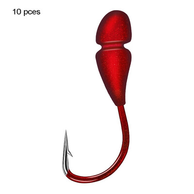 

10pcsLot Fishing Hook High Carbon Steel Barbed Overturned Fishhook Fishing Accessories Supplies Lure Carp Fishing Tackle