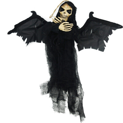 

Halloween Ghost Ornament Voice-Controlled Flying Ghost Haunted House Bar Nightclub Horror Skull Decoration Supplies