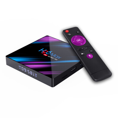 

H96 Max Smart Android 90 TV Box RK3318 Quad Core 64 Bit UHD 4K VP9 H265 4GB 64GB 24G 5G WiFi BT40 HD Media Player Display