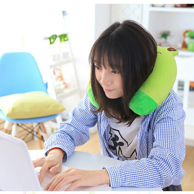 

Fashion Pillow Multi-Color Cartoon U Shaped Travel Pillow Casual Chic Style Neck Pillow