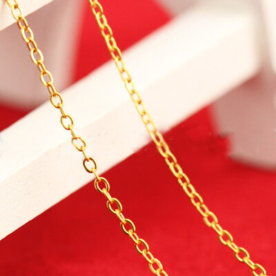 

Chain Genuine Link Necklace Set ChainsLobster Clasps Necklace