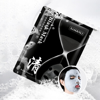 

Bamboo Charcoal Oxygen Bubble Mask Cleaning Shrinking Pores Oil-control Cleansing Moisturizing Face Mask