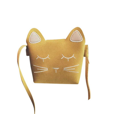 

Lovely Cat Mini PU Bags for Girls Messenger Bags Princess Style Kids for Kids Wallets