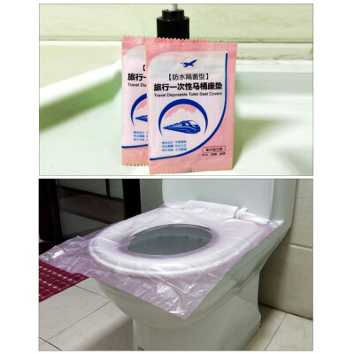 

Disposable toilet seat hotel supplies plastic toilet seat waterproof antibacterial maternal toilet seat cushion