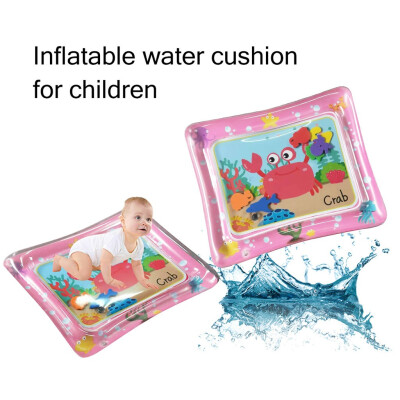 

Siaonvr Baby Inflatable Patted Water Play Pad Toy Baby Prostrate Water Filled Cushion