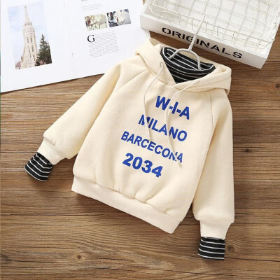 

Children Hoodies Sweatshirts Kids Hoodies Sweatshirts Girls Boys Warm T-shirt Letter Casual Kids Clothes 3-7 Y