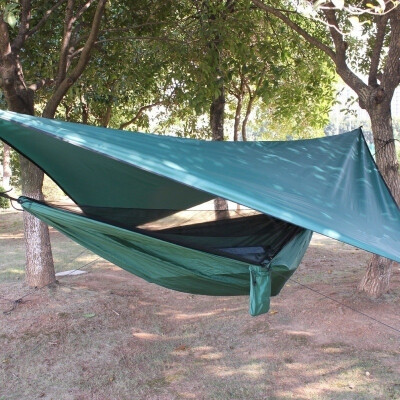 

New Fashion Outdoor 270cm X 140cm Hammock with Mosquito Net & 360cm X 290cm Rain Fly Tarp Travel