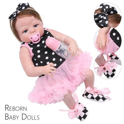 

50cm Reborn Baby Doll Full Body Silicone Birthday Gift Girl Toy Lifelike