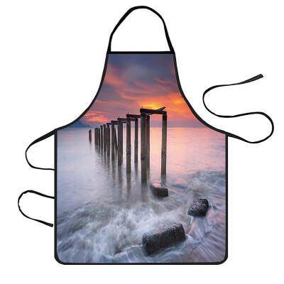 

Toponeto Home Women Waterproof Cute Cartoon Kitchen Restaurant Cooking Bib Apron Aprons