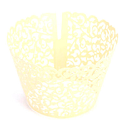 

Cupcake Wrappers Lace Case Laser Cut Party Wedding Birthday