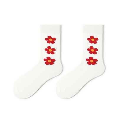 

Stockings Women Autumn Polka Dot Middle Tube Stockings Harajuku Tide Brand Lolita Stockings Red And Yellow Checkered Avatar