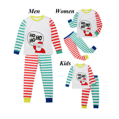 

Family Matching Christmas Pjs Mother Dad Kids Xmas Pyjamas Nightwear Sleepwear