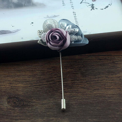 

Women Handmade Muslim Flower Design Brooch Scarf Pin Suit Stick Brooches New