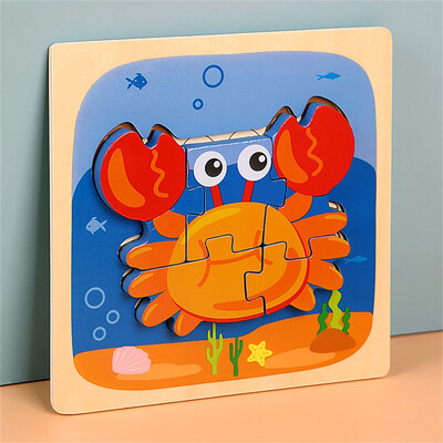 

Gobestart Childrens Puzzle Grasp Board Puzzle Birthday Boy Girl Educational Toy