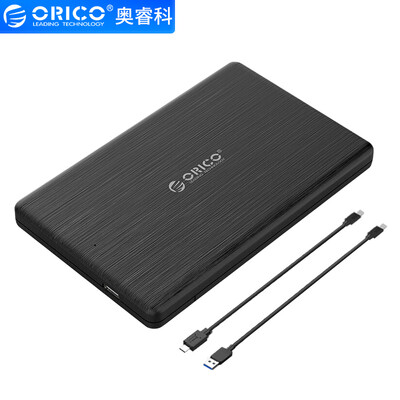 

ORICO 25-inch mobile hard disk box Type-C interface USB31Gen210Gbps Creative 7mm dedicated external box black 2578C3-G2