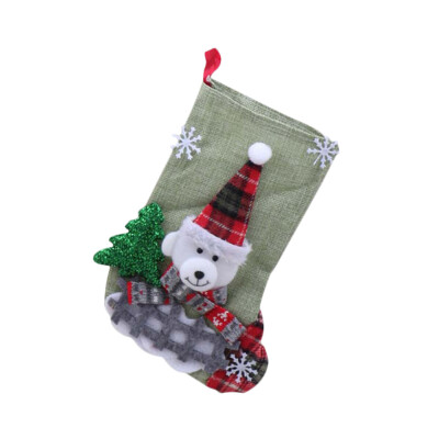 

Stockings Christmas Holders Santa Claus Socks Christmas Gift Bag Gift Xmas Hanging Stockings Christmas Decoration