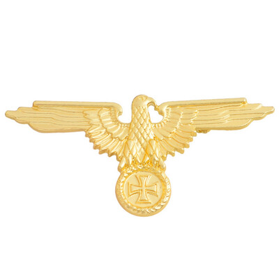 

German Military Eagle GoldSilver Brooches Badges Lapel Pin Brooches Cap Cockade Mens Jewelry