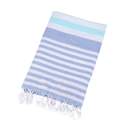 

Toponeto Turkish Cotton Linen Double Layers Bath Beach Sauna Yoga Fringed Jacquard Towel