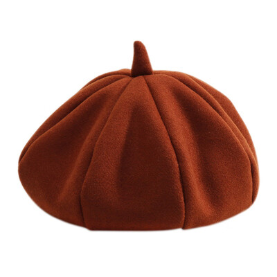 

1pc Baby Kids Girls Beret Hat Warm Winter Autumn Toddler Corduroy Hat Soft Winter Warm Plain Cap 2-5Y New
