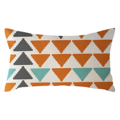 

〖Follure〗Minimalist Geometric Pillow Case Linen 30x50cm Cushion Cover Home Decor