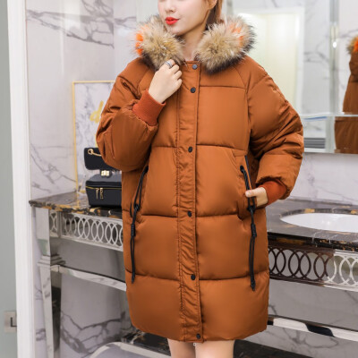 

Toponeto Fashion Women Winter Warm Cotton Hooded Winter Long-Sleeved Overcoat