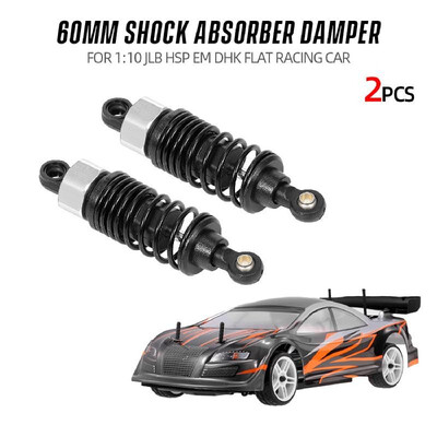 

2pcs Shock Absorber Damper 60mm RC Car Parts for 110 JLB HSP EM DHK HPI Flat Car RC Racing Car