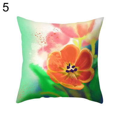 

Flower Monstera Leaf Throw Pillow Case Cushion Cover Sofa Bed Car Office Decor