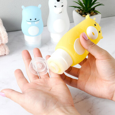 

Gobestart Portable Sub-Bottle Travel Seal Emulsion Storage Box Cosmetic Empty Bottle Set