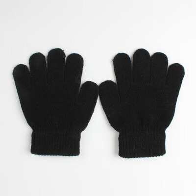 

Winter Warm Baby Gloves Children Knitted Stretch Mittens Kids Solid Girls Gloves Full Finger Glove Knitted Gloves