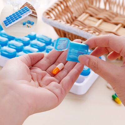 

〖Follure〗Pill Box 31 Day Medicine Tablet Dispenser Organizer Weekly Storage Case Extra Large Monthly Pill Organizer