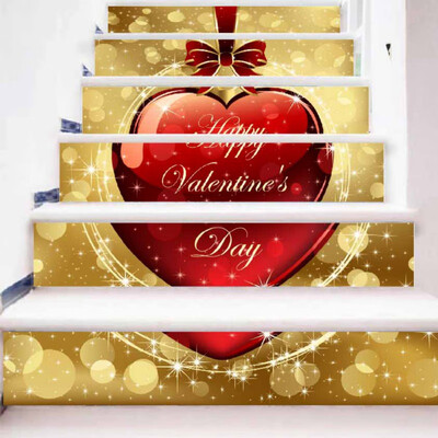 

6Pcs 3D Sunshine Waterfall Stair Wall Sticker Home Decor DIY Rivers Landscape Theme Decor Sticker Wall Paper Mayitr2018 New Year