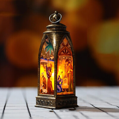 

Gobestart Christmas Decoration Creative Wind Light Christmas Garden Decoration Lights