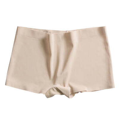 

Fitness Summer Shorts Women Ice silk seamless solid ladies one-piece sexy high waist fashion Black White Safe Underwear cotton