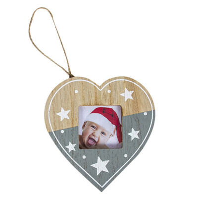 

Toponeto Creative Christmas Photo Frame Pendant Christmas Tree Party Hanging Decor