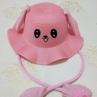 

Childrens Shaking Fishermans Cap Pinch Long Ears Rabbits Moving Pot Cap Sunshade Cap Spring&Summer Tide for Boys&Girls