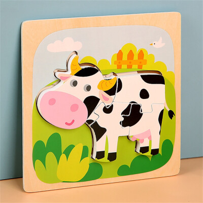 

Siaonvr Childrens Puzzle Grasp Board Puzzle Birthday Boy Girl Educational Toy