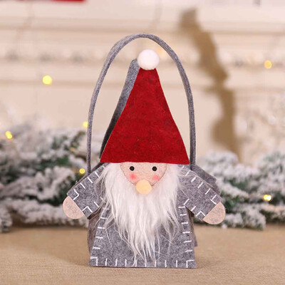 

Tailored Christmas Gift Tote Bags Candy Tote Bag Presents Santa Claus Deer Snowman Gift