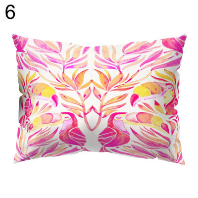 

Tree Bird Geometric Pattern Pillow Cover Cushion Case Home Car Sofa Hotel Decor