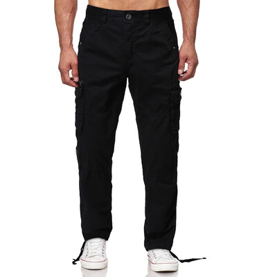 

Gobestart Fashion Mens Casual Solid Loose Patchwork Color Sweatpant Trousers Jogger Pant