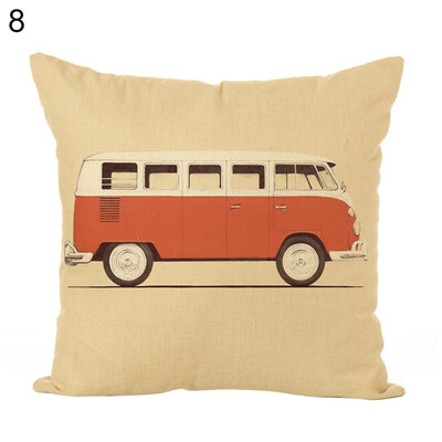 

Fruit BikeBus Printed Cushion Cover Pillow Case Home Cafe Sofa Bed Car Decor