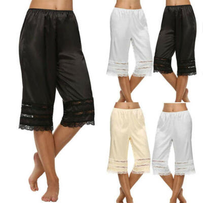 

US Womens Breathable Satin Panties Short Lingerie Briefs Underwear Pettipants