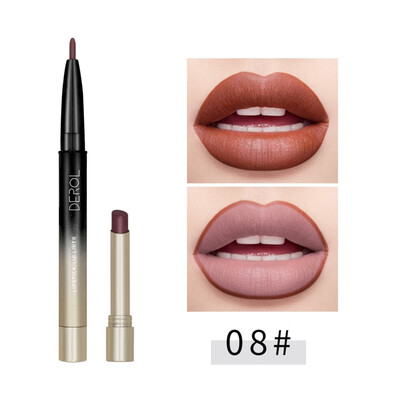 

DEROL Lip Liner Long-lasting Waterproof Non-stick Cup Easy To Color For DailyTravelPartyWork