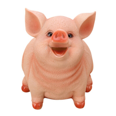 

Resin Piggy Bank Child Piggy Bank Cute Pig Piggy Bank Household Decoration Craft For Bedroom